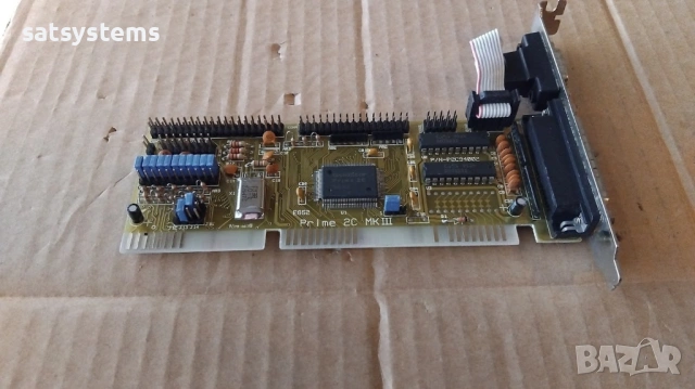 GoldStar Prime 2C MKIII  Multi Controller 16-bit ISA IDE FLOPPY COM Print Card, снимка 5 - Други - 53404999
