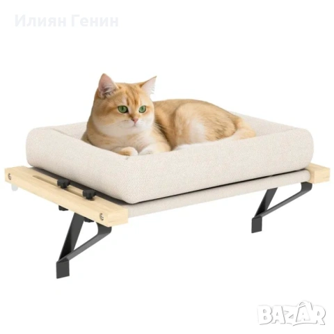 Котешко радиаторно легло PawHut с конзола за первази на прозореца