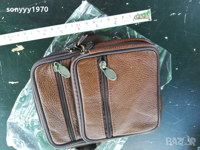 КАФЯВА КОЖЕНА ЧАНТА 1907251817, снимка 3 - Чанти - 51075081