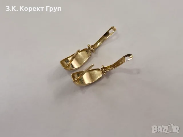 Дамски златени обеци 14К 585 / 1,63 гр., снимка 4 - Обеци - 55854284