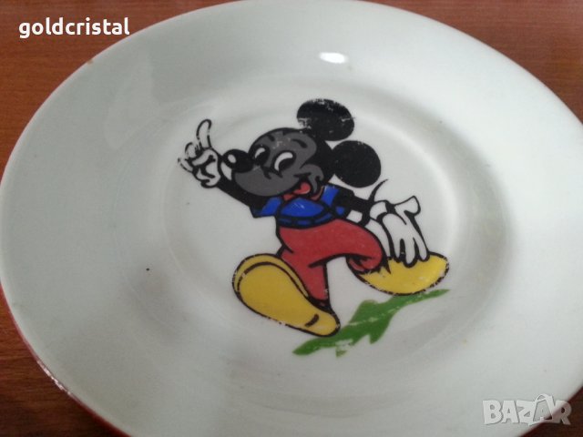 Стар български порцелан детски комплект за хранене , снимка 4 - Антикварни и старинни предмети - 41618318