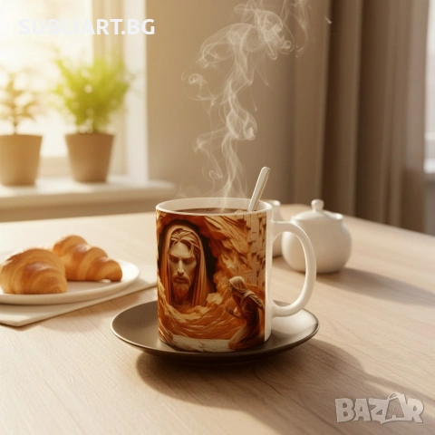 Чаша със снимка (Великден) , снимка 2 - Чаши - 53775881