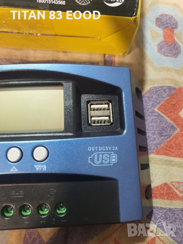 12V 24V соларен контролер за зареждане LCD екран, снимка 3 - Друга електроника - 44671621