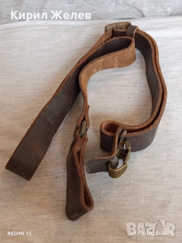 Винтидж кожен ремък за оръжие рядък за КОЛЕКЦИОНЕРИ 51105, снимка 7 - Други ценни предмети - 51921135