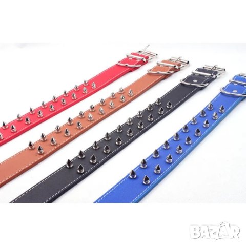 Нашийник с шипове за голямо куче. Нашийници за големи кучета. Каишки за кучета  , снимка 4 - За кучета - 33037048