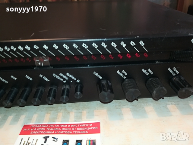 SONAB R3000 RECEIVER-MADE IN SWEDEN 1003221226, снимка 7 - Ресийвъри, усилватели, смесителни пултове - 36056015