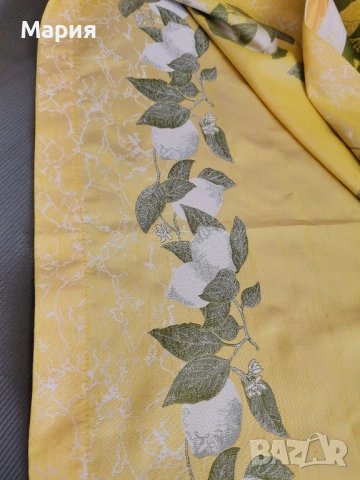 Покривка за маса с декор лимони , снимка 2 - Покривки за маси - 53856187