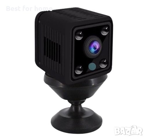 X6 Mini 1080P HD безжична IP WiFi камера, захранвана от батерии, шпионска скрита камера