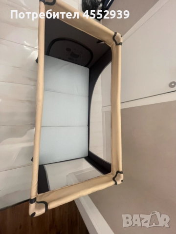 Преносима детска кошарка с матраче, снимка 6 - Бебешки легла и матраци - 51659019