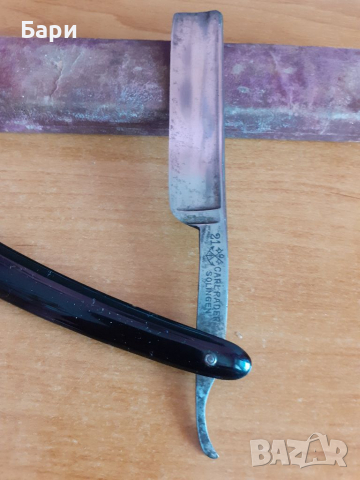 Рядък оригинален бръснач CARL RADER 21 SOLINGEN, снимка 11 - Други ценни предмети - 36225272