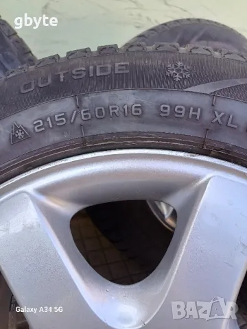 Джанти Мерцедес със гуми, снимка 6 - Гуми и джанти - 38557281