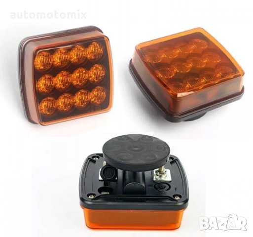 СИГНАЛНА ЛАМПА,МАЯК 2БР. КОМПЛЕКТ WIRELESS,Акумулаторни -1002, снимка 3 - Аксесоари и консумативи - 35959757