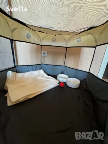 Сгъваема преносима клетка/къща/палатка за домашни любимци/куче/котка, снимка 3 - Пудели - 49799827