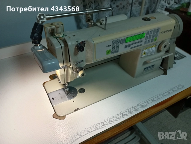  Професионална шевна машина Типикал монофазна, снимка 4 - Шевни машини - 52514170
