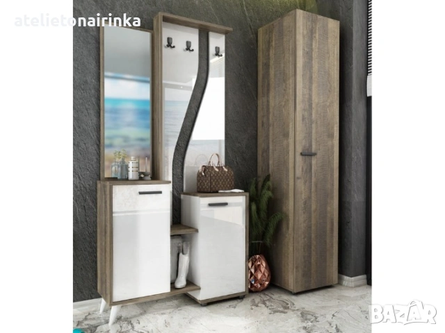 Портманто Амбър с гардероб, снимка 2 - Портманта - 53416493