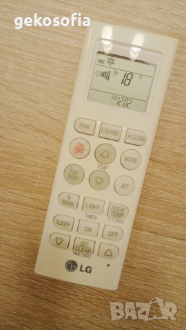 Дистанционно управление за климатик LG - използвано, снимка 7 - Климатици - 52805542