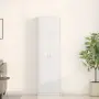 vidaXL Гардероб Бяло 55 x 25 x 189 см Инженерна дървесина, снимка 2