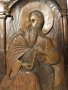 дърворезба, стара, икона, стара, оригинал, явор, липа, череша, подпис , снимка 10