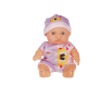 Кукла бебе, с лилаво боди, 22см
