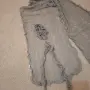 Луксозен шал Гълъбов цвят, снимка 4