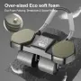 Уред за коремни преси Ab Roller Wheel с подложки за лакти и 4-колесна стабилна конструкция за, снимка 4