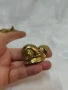 Масивни малки бронзови фигури ,елен,костенурка и охлюв., снимка 4