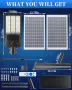 Соларна LED лампа Gefolly SL-15000W с датчик за движение, снимка 6
