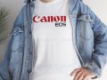 Тениска с декоративен печат - Canon EOS, снимка 5