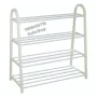 Бяла етажерка за обувки-61x28x64 см./етажерка за обувки/органайзер за обувки/стелаж за обувки, снимка 1