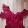 Официална рокля бордо, снимка 12