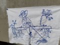 Старина бродирана калъфка за възглавница #208, снимка 3