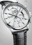Belushi White Black B-576 Луксозен мъжки кварцов часовник с кожена каишка