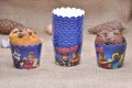 10 бр РОоблокс Roblox хартиени кошнички КъпкейК капсули поставки чашки за мъфини кексчета, снимка 1 - Други - 41847156