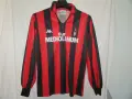 винтидж дълъг ръкав AC Milan kappa фланелка Италия Милан Ajax Холандия футболна тениска Аякс Левски, снимка 7