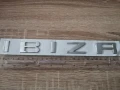 сребрист надпис Seat Ibiza стар стил, снимка 2