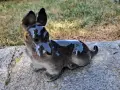 Руска порцеланова фигура куче ЛФЗ, снимка 1