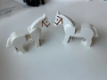 Lego коне - 2 броя бели, снимка 1