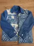 луксозният модел Louis Vuitton Monogram Bandana Mix Leather Denim Jacket., снимка 1
