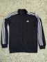 Дамско спортно горнище Adidas Three Stripe Full Zip, черно, размер S, снимка 1