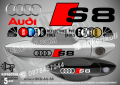 AUDI S Line стикери дръжки SKD-AU-SL, снимка 13