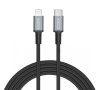 Кабел за iPhone S-119, бързо зареждане, оплетка, Type-c(м), apple lighining(м), 2m, 20W, снимка 1 - USB кабели - 42426433