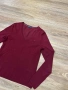 Дамски Вълнен пуловер Tommy Hilfiger дамски в бордо от лека материя , XS размер, снимка 3