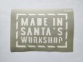 Самозалепващ шаблон Made in Santa's workshop S043 скрапбук декупаж, снимка 2