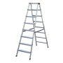 Двустранна алуминиева стълба 2x8 Drabest/03082800
