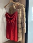 Бутикова рокля ,червена рокля Zara, снимка 12