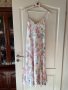 Нова ефирна дълга елегантна рокля флорален принт нежни цветя , снимка 4
