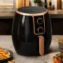 Фритюрник с горещ въздух 3,7 L - Мощен с регулируема температура 80–200°C и таймер, снимка 3