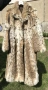 Meiko Fell екстравагантно палто косъм заек леопард принт, снимка 11