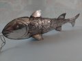 Сребърна авторска фигура-риба/сребро 900/, снимка 10