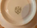 Чешки декоративни порцеланови чинийки 2 бр Трите грации от 30-те г чинии чиния, снимка 10